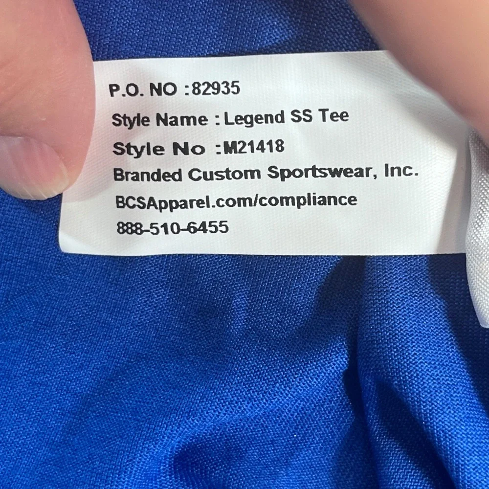 NWT Nike Hofstra Pride Legend SS Tee Game Royal Blue Dri-FIT Mens XXL M21418